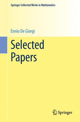De Giorgi / Ambrosio / Dal Maso |  Selected Papers | Buch |  Sack Fachmedien