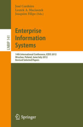 Cordeiro / Maciaszek / Filipe |  Enterprise Information Systems | eBook | Sack Fachmedien