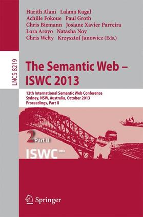Alani / Biemann / Kagal |  The Semantic Web - ISWC 2013 | Buch |  Sack Fachmedien