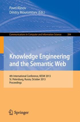 Mouromtsev / Klinov |  Knowledge Engineering and the Semantic Web | Buch |  Sack Fachmedien