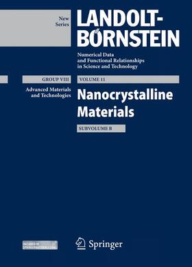 Burzo / Djéga-Mariadassou |  Nanocrystalline Materials | Buch |  Sack Fachmedien