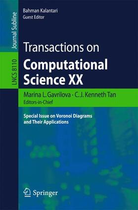 Gavrilova / Kalantari / Tan |  Transactions on Computational Science XX | Buch |  Sack Fachmedien