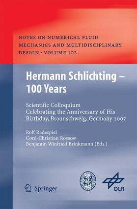 Radespiel / Brinkmann / Rossow |  Hermann Schlichting ¿ 100 Years | Buch |  Sack Fachmedien