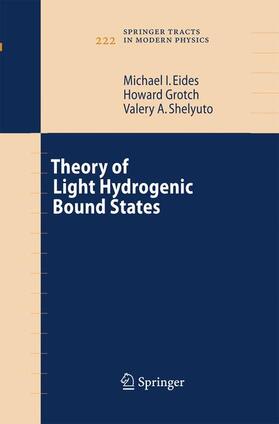 Eides / Shelyuto / Grotch |  Theory of Light Hydrogenic Bound States | Buch |  Sack Fachmedien