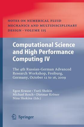 Krause / Shokin / Shokina |  Computational Science and High Performance Computing IV | Buch |  Sack Fachmedien