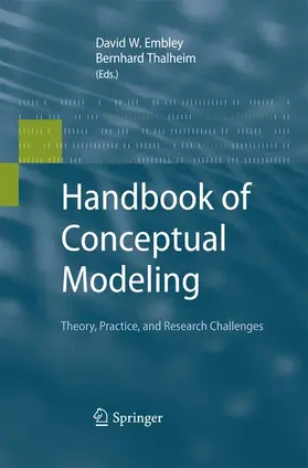 Thalheim / Embley |  Handbook of Conceptual Modeling | Buch |  Sack Fachmedien