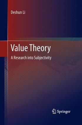 Li |  Value Theory | Buch |  Sack Fachmedien