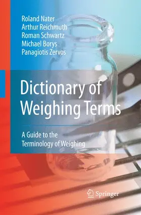 Nater / Reichmuth / Zervos |  Dictionary of Weighing Terms | Buch |  Sack Fachmedien