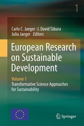 Jaeger / Tàbara |  European Research on Sustainable Development | Buch |  Sack Fachmedien