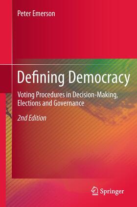 Emerson | Defining Democracy | Buch | 978-3-642-44568-2 | sack.de