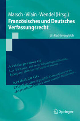 Marsch / Vilain / Wendel |  Französisches und Deutsches Verfassungsrecht | eBook | Sack Fachmedien