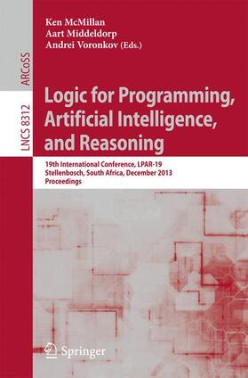 McMillan / Voronkov / Middeldorp |  Logic for Programming, Artificial Intelligence, and Reasoning | Buch |  Sack Fachmedien