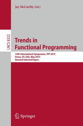 McCarthy |  Trends in Functional Programming | Buch |  Sack Fachmedien