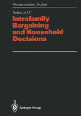 Ott |  Intrafamily Bargaining and Household Decisions | eBook | Sack Fachmedien