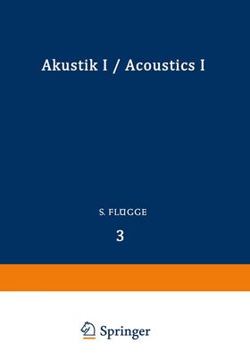 Flügge |  Akustik I / Acoustics I | Buch |  Sack Fachmedien