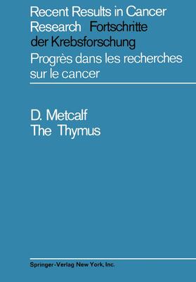 Metcalf |  The Thymus | Buch |  Sack Fachmedien