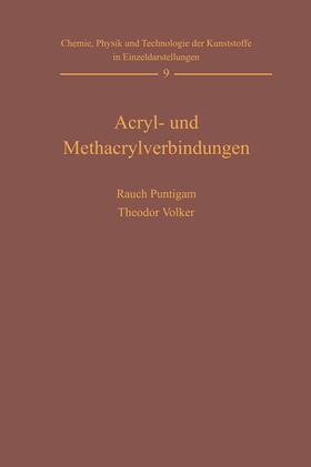 Völker / Rauch-Puntigam |  Acryl- und Methacrylverbindungen | Buch |  Sack Fachmedien