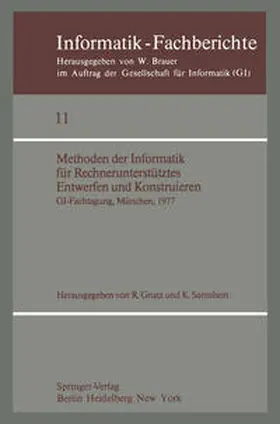 Gnatz / Samelson |  Methoden der Informatik für Rechnerunterstütztes Entwerfen und Konstruieren | eBook | Sack Fachmedien