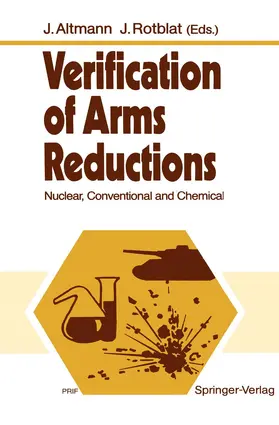 Rotblat / Altmann |  Verification of Arms Reductions | Buch |  Sack Fachmedien