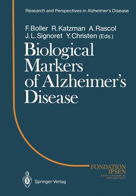 Boller / Signoret / Katzman |  Biological Markers of Alzheimer¿s Disease | Buch |  Sack Fachmedien