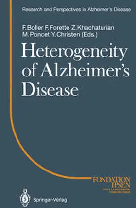 Boller / Forette / Khachaturian |  Heterogeneity of Alzheimer’s Disease | eBook | Sack Fachmedien