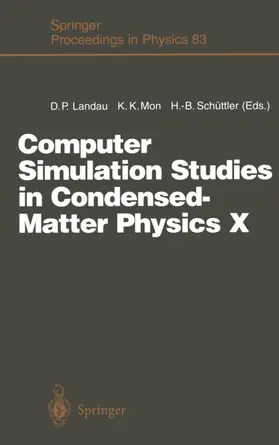 Landau / Schüttler / Mon |  Computer Simulation Studies in Condensed-Matter Physics X | Buch |  Sack Fachmedien