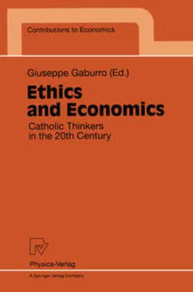 Gaburro |  Ethics and Economics | eBook | Sack Fachmedien