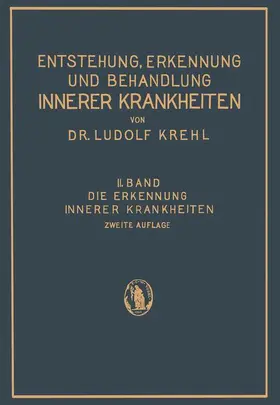 Krehl |  Die Erkennung Innerer Krankheiten | Buch |  Sack Fachmedien