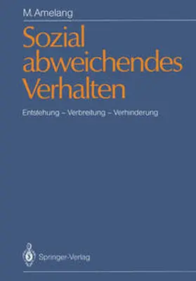 Amelang |  Sozial abweichendes Verhalten | eBook | Sack Fachmedien