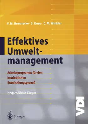 Brennecke / Steger / Krug |  Effektives Umweltmanagement | Buch |  Sack Fachmedien