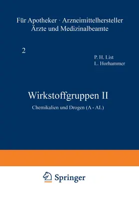 Hörhammer / List |  Wirkstoffgruppen II | Buch |  Sack Fachmedien