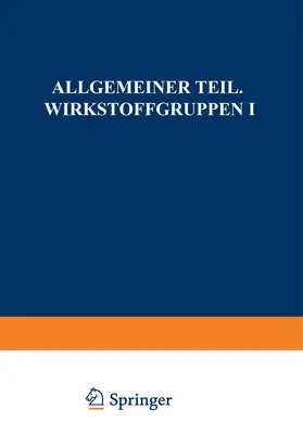 Hörhammer / List |  Allgemeiner Teil. Wirkstoffgruppen I | Buch |  Sack Fachmedien