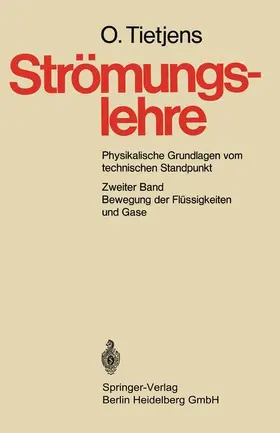 Tietjens |  Bewegung der Flüssigkeiten und Gase | Buch |  Sack Fachmedien