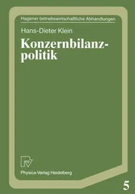 Klein |  Konzernbilanzpolitik | eBook | Sack Fachmedien