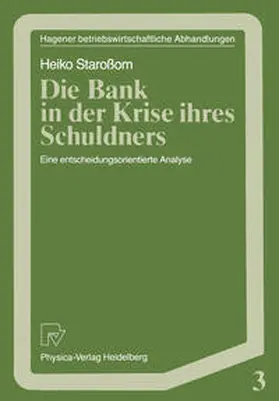 Staroßom | Die Bank in der Krise ihres Schuldners | E-Book | sack.de