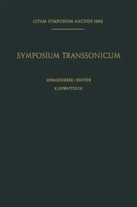 Oswatitsch |  Symposium Transsonicum / Symposium Transsonicum | Buch |  Sack Fachmedien