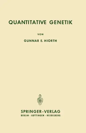 Hiorth |  Quantitative Genetik | Buch |  Sack Fachmedien