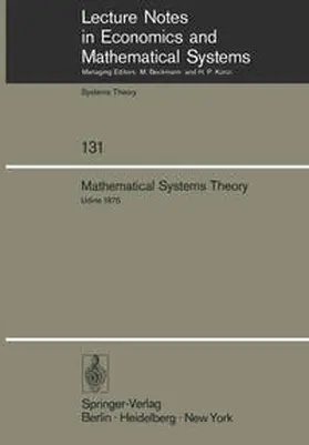 Marchesini / Mitter |  Mathematical Systems Theory | eBook | Sack Fachmedien