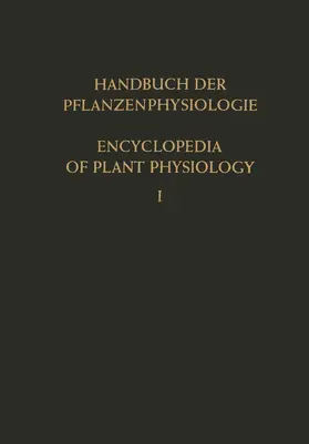  Genetische Grundlagen Physiologischer Vorgänge · Konstitution der Pflanzenzelle / Genetic Control of Physiological Processes · The Constitution of the Plant Cell | Buch |  Sack Fachmedien