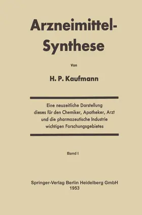 Kaufmann |  Arzneimittel-Synthese | Buch |  Sack Fachmedien