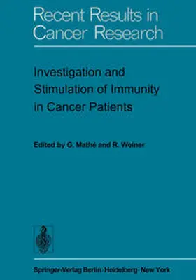 Mathe / Weiner |  Investigation and Stimulation of Immunity in Cancer Patients | eBook | Sack Fachmedien