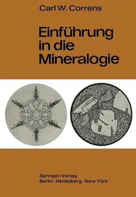 Correns |  Einführung in die Mineralogie | Buch |  Sack Fachmedien