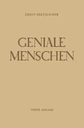 Kretschmer |  Geniale Menschen | eBook | Sack Fachmedien