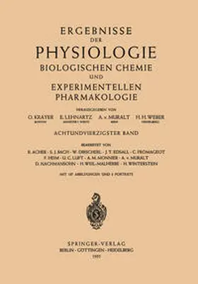 Krayer / Lehnartz / Muralt |  Ergebnisse der Physiologie Biologischen Chemie und Experimentellen Pharmakologie | eBook | Sack Fachmedien