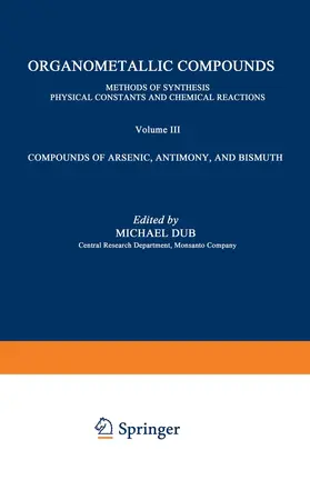 Dub |  Compounds of Arsenic, Antimony, and Bismuth | Buch |  Sack Fachmedien