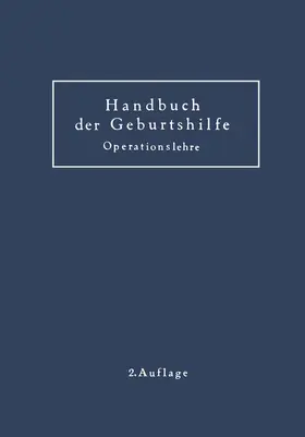 Baisch / Döderlein / Hofmeier |  Geburtshilfliche Operationslehre | Buch |  Sack Fachmedien