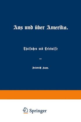 Kapp |  Aus und über Amerika | Buch |  Sack Fachmedien