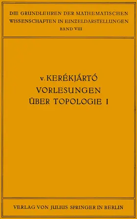 Keraekjaartao |  Vorlesungen über Topologie | Buch |  Sack Fachmedien