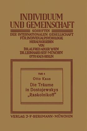 Kaus |  Die Träume in Dostojewskys ¿Raskolnikoff¿ | Buch |  Sack Fachmedien