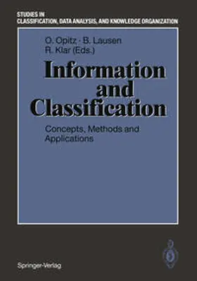 Opitz / Lausen / Klar |  Information and Classification | eBook | Sack Fachmedien